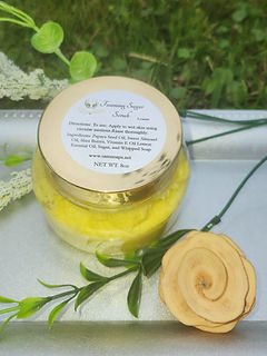 Lemon Foaming Sugar Scrub | San's Soaps
